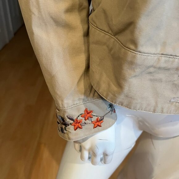 90's LAUREN RALPH LAUREN EMBROIDERED WESTERN BLAZER JACKET SZ M - Picture 2 of 6